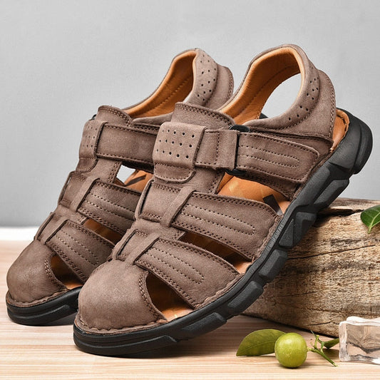 Comfortable leather sandals