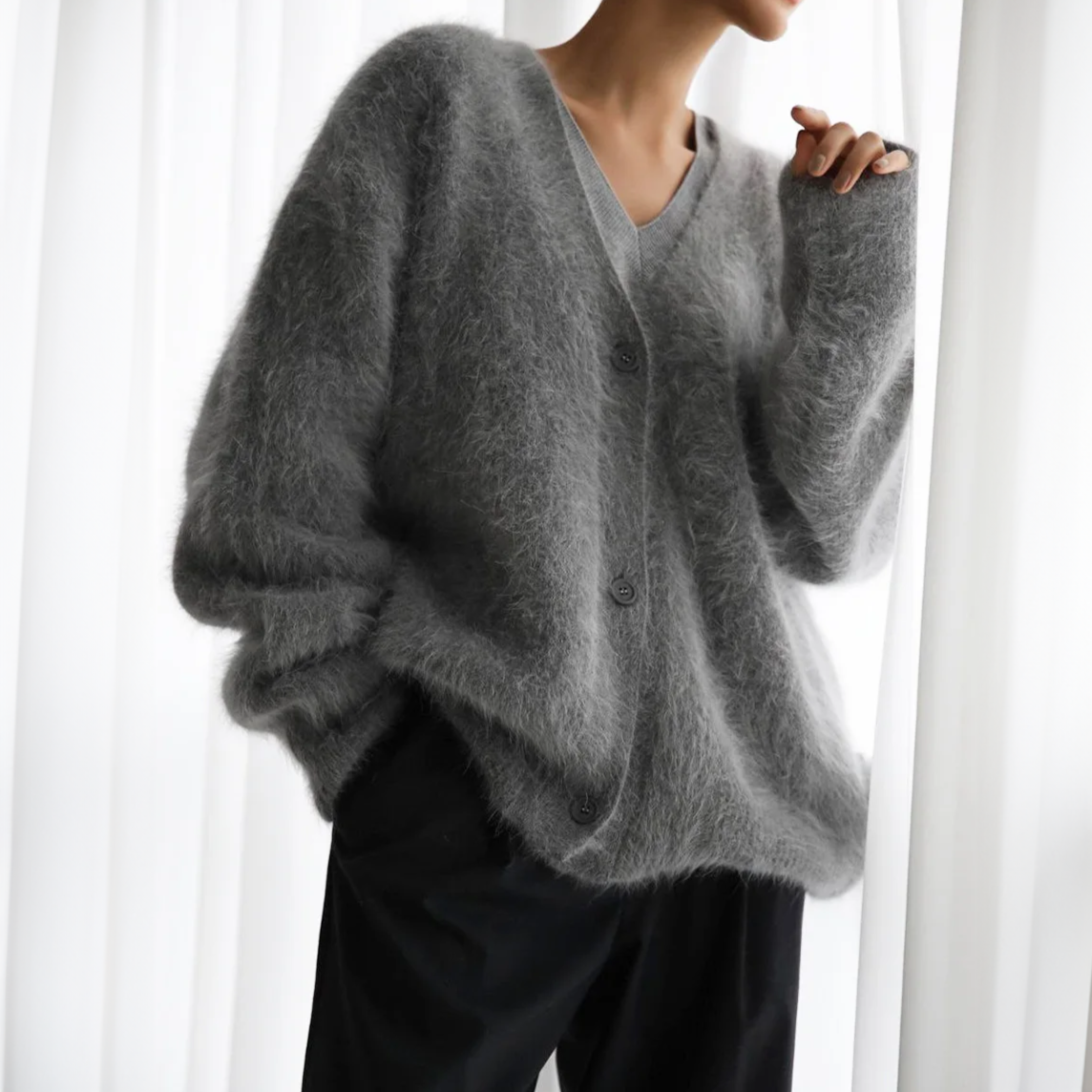 Chic cashmere Cardigan Cosy Couture