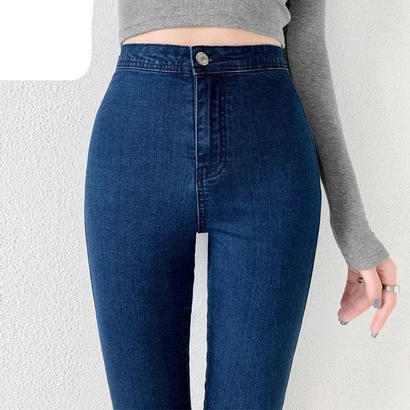 Ladies super stretch skinny jeans