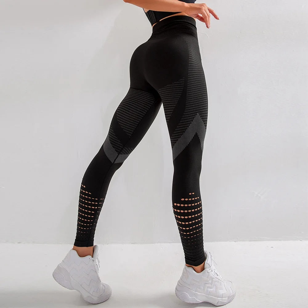 Women's Cropped Elastic Yoga Pants