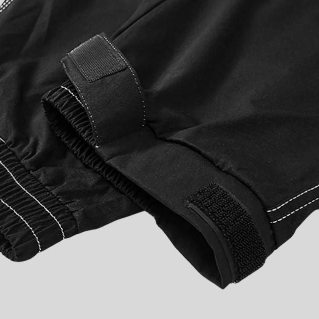 Utility cargo trousers with multi-pocket design