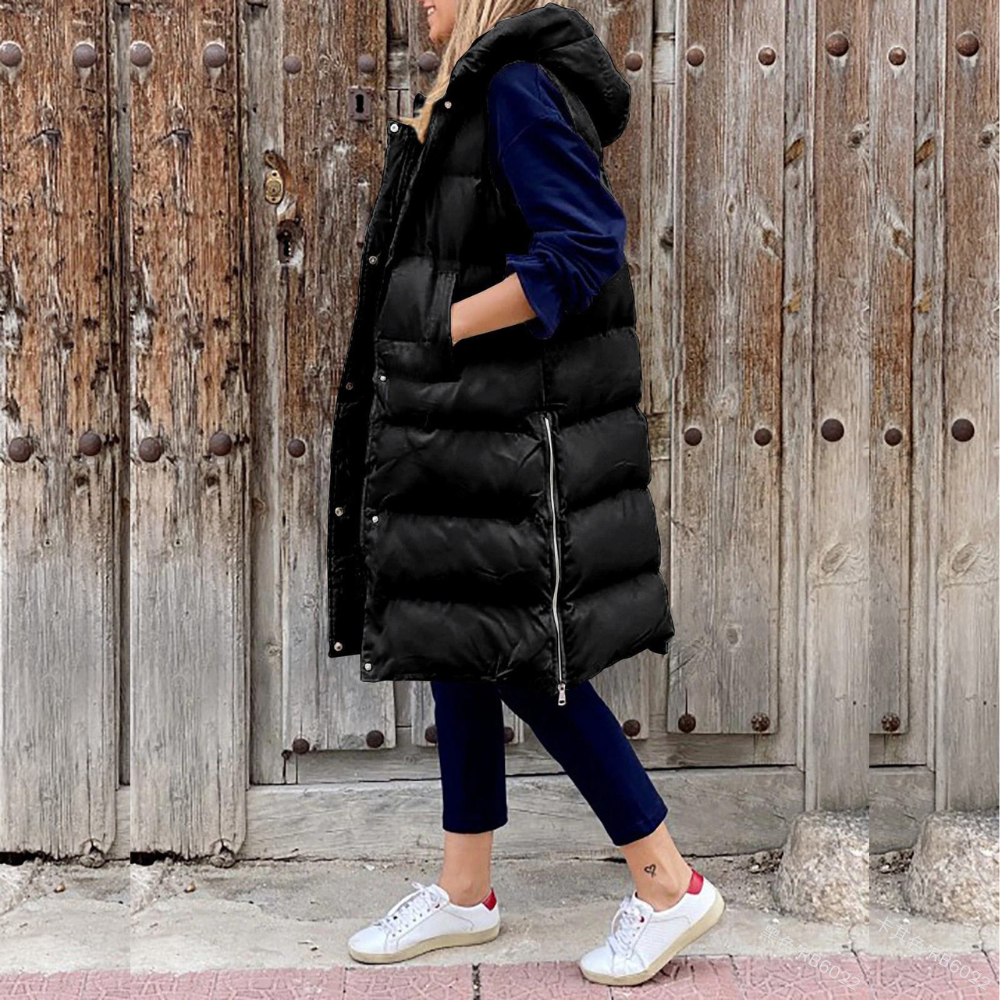 Women's Long Hooded Jacket - Stylish & Trendy Outerwear - Perfect for All Seasons - Fashionable & Versatile