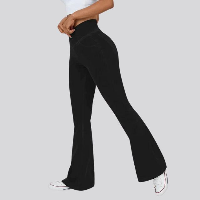 Flared Fitness Legging With High Waist