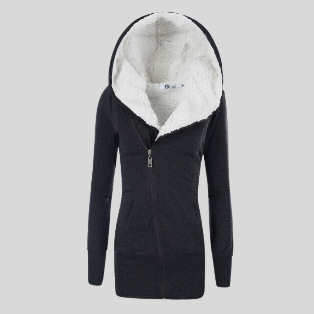 Women's Fleece Hooded Cardigan