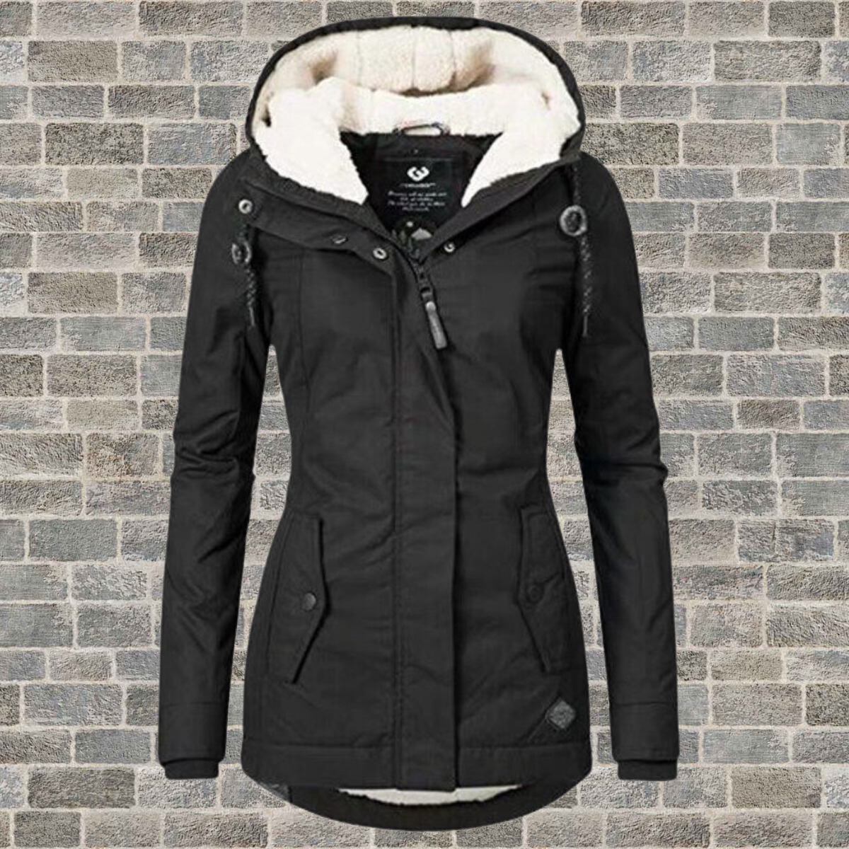 Women's Vintage Fleece Winter Jacket - Cozy, Stylish & Warm - Perfect for Cold Weather Adventures