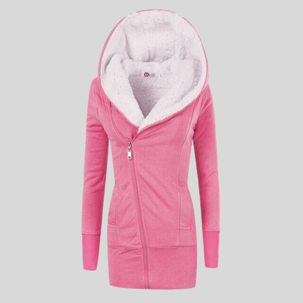 Women's Fleece Hooded Cardigan