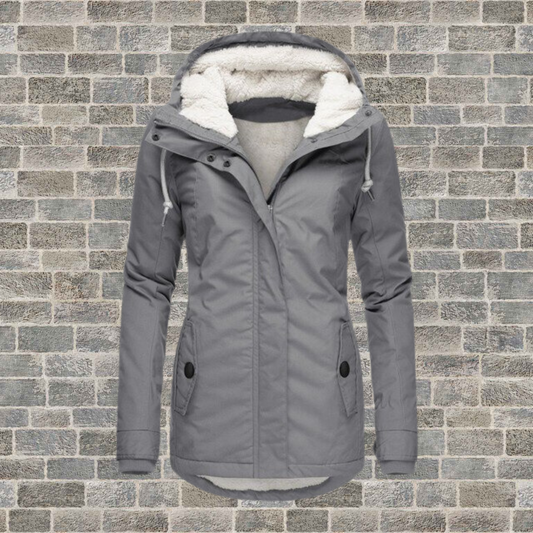 Women's Vintage Fleece Winter Jacket - Cozy, Stylish & Warm - Perfect for Cold Weather Adventures