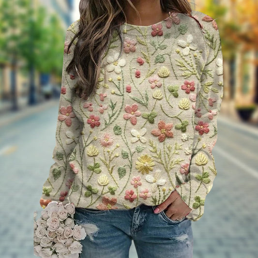 Women's Sweater - Cozy Knit Design - Spring Collection 2024 - Stylish & Comfortable Layering Piece