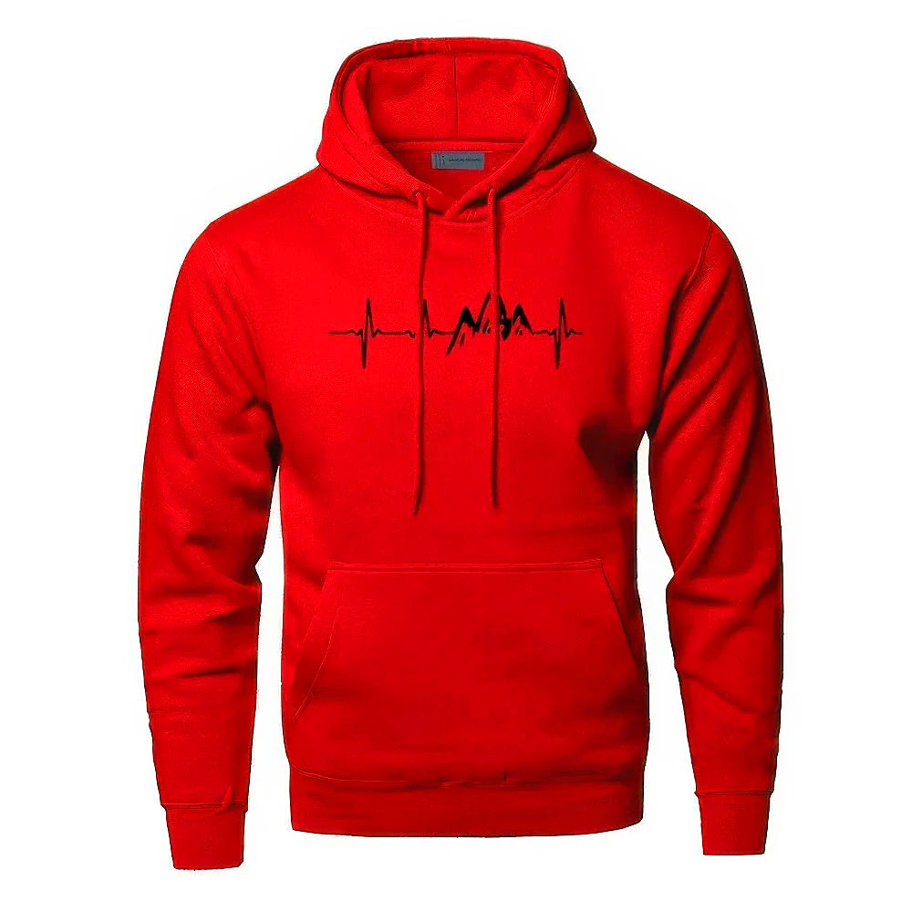 Men - Hoodie - Soft Cotton Blend - Stylish Casual Comfort Wear for Everyday Life