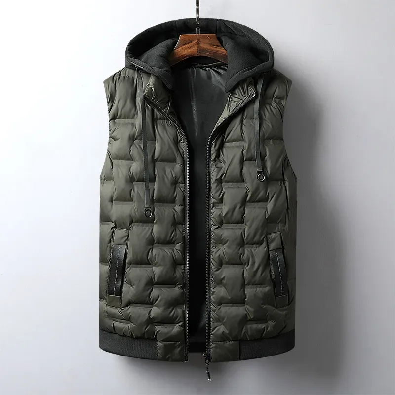 Men - Cosy Quilted Waistcoat - Soft Material - Stylish Layer for Comfort and Warmth