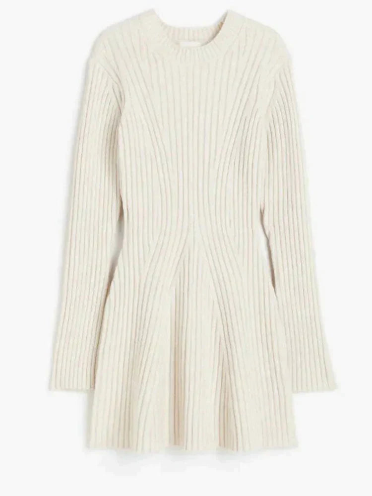 Autumn knitted dress