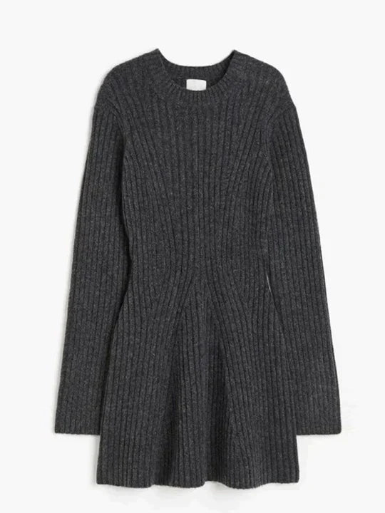 Autumn knitted dress