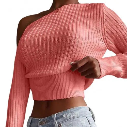 Off-shoulder sweater