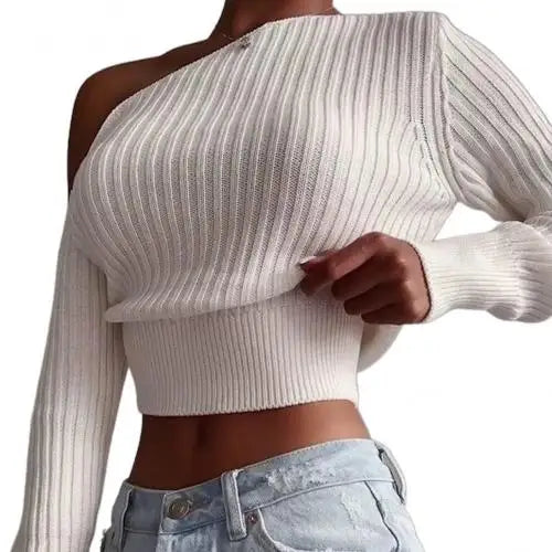 Off-shoulder sweater