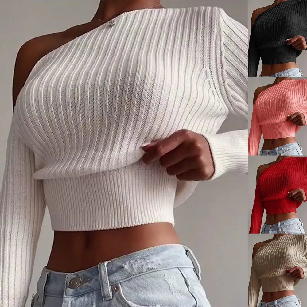 Off-shoulder sweater