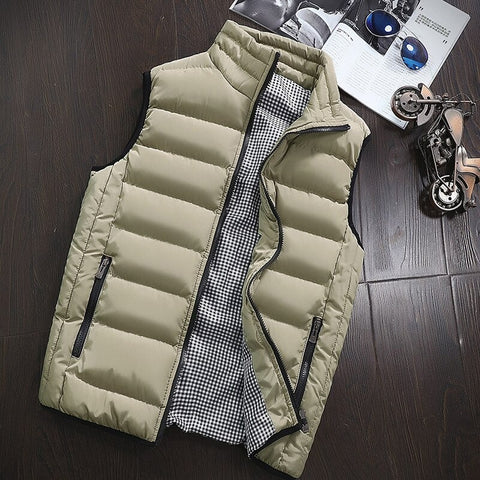 Men's Sleeveless Insulated Waistcoat - Lightweight Spring Layer - Perfect for Outdoor Adventures