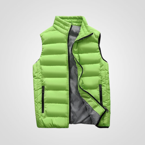 Men's Sleeveless Insulated Waistcoat - Lightweight Spring Layer - Perfect for Outdoor Adventures