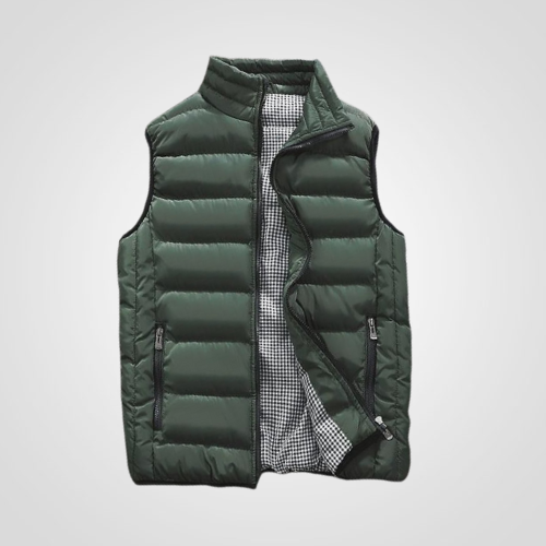 Men's Sleeveless Insulated Waistcoat - Lightweight Spring Layer - Perfect for Outdoor Adventures