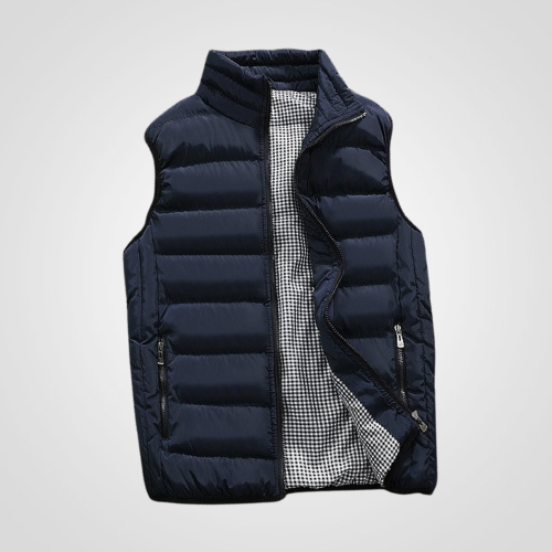 Men's Sleeveless Insulated Waistcoat - Lightweight Spring Layer - Perfect for Outdoor Adventures