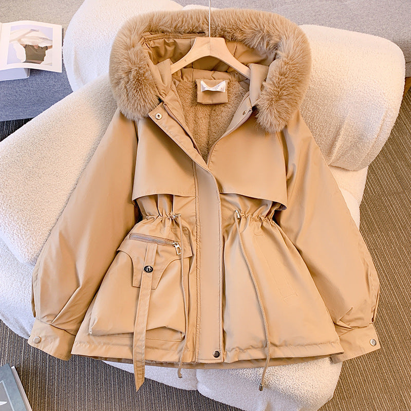 Luxurious and warm winter coat for women