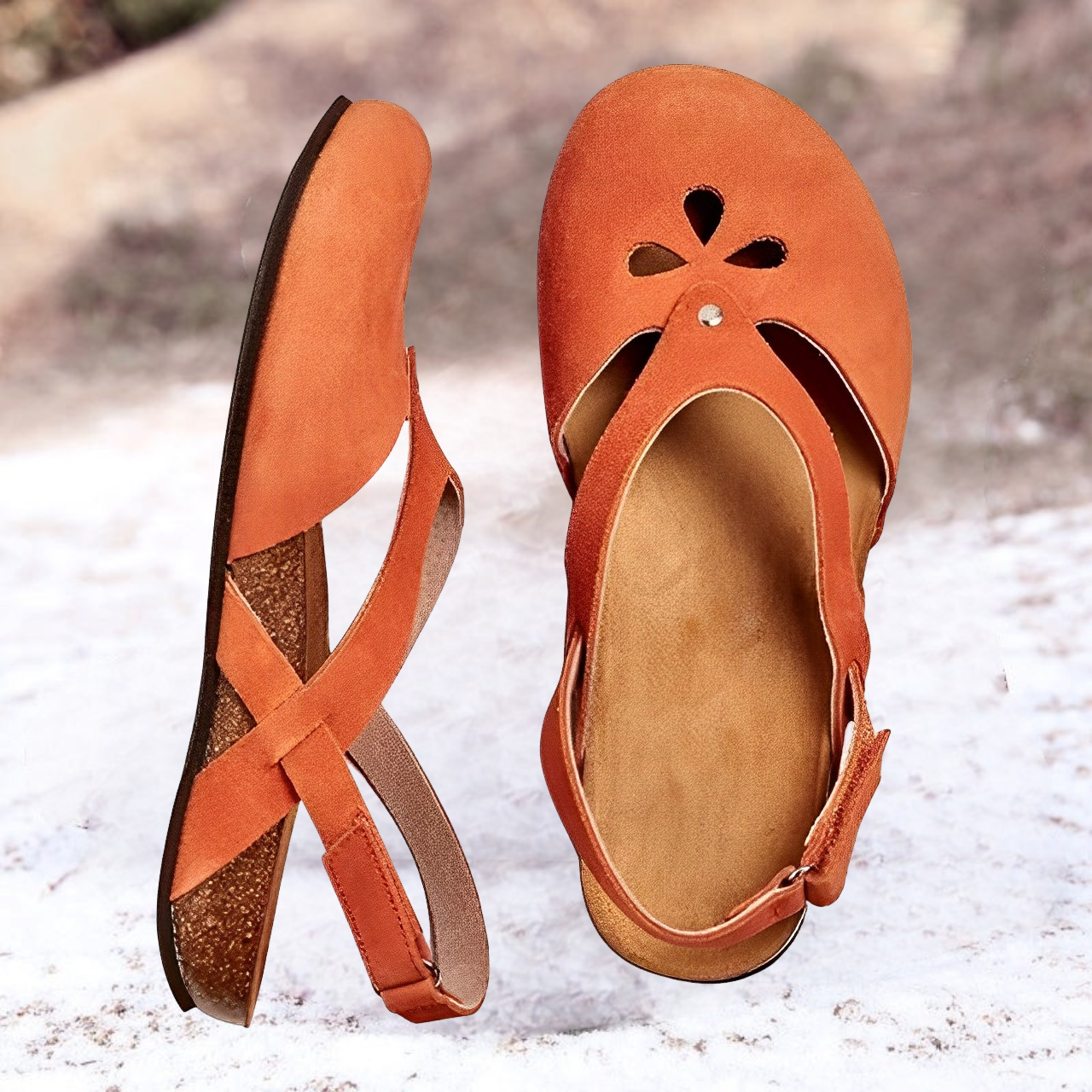 Women's - Stylish Slip-On Sandals - Comfortable & Trendy - Perfect for Summer Outings