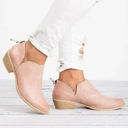 Ankle boot with heel