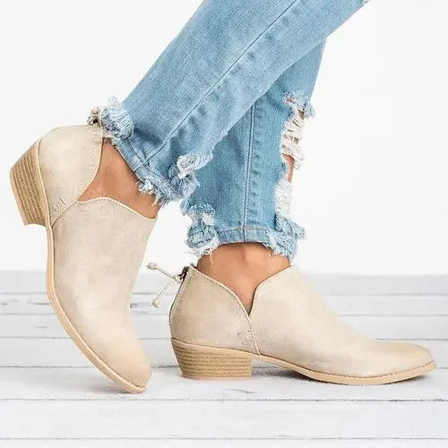 Ankle boot with heel