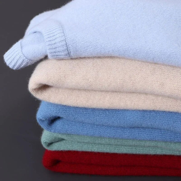 Men - Jumper - Cashmere - Comfortable Loose Fit Knitwear for Stylish Everyday Wear