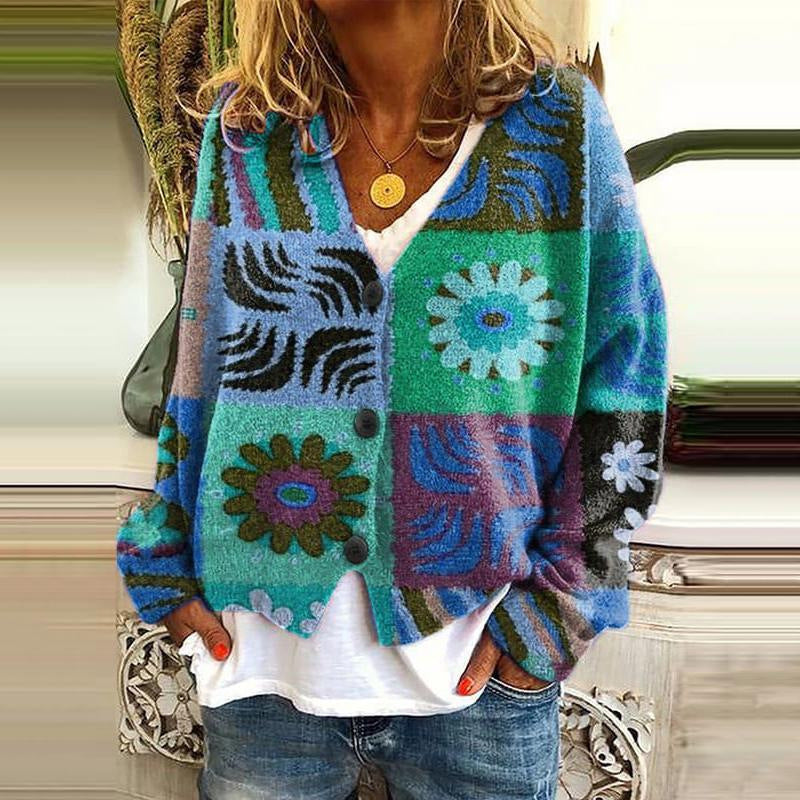 Ladies' cardigans with unique print