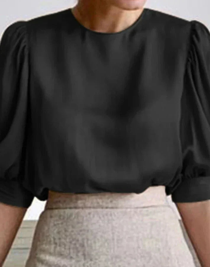 Luxurious satin blouse