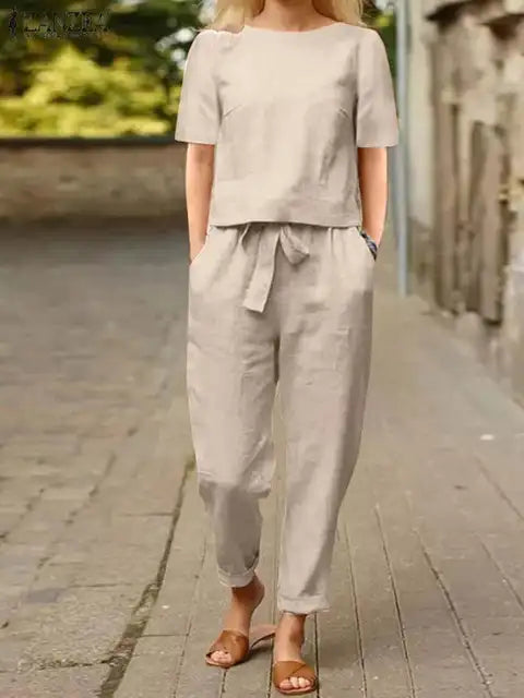 Two-piece Linen Set