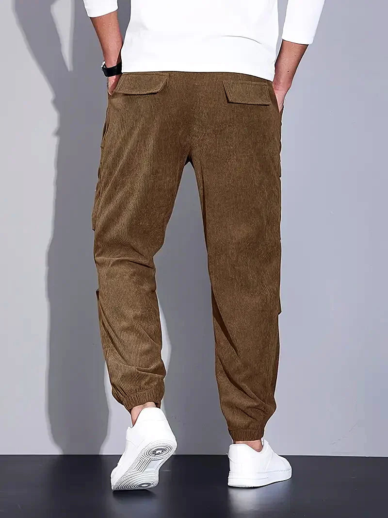 Men - Cargo Jogging Trousers - Comfortable Cotton Blend - Stylish Activewear for Daily Adventures