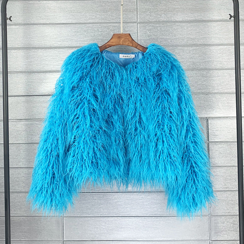 Women - Boho Faux Fur Coat - Cozy & Stylish - Perfect for Layering