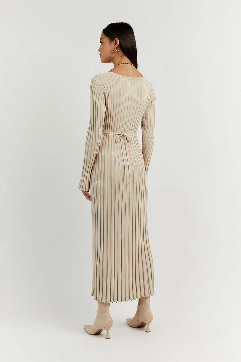 Knitted midi dress