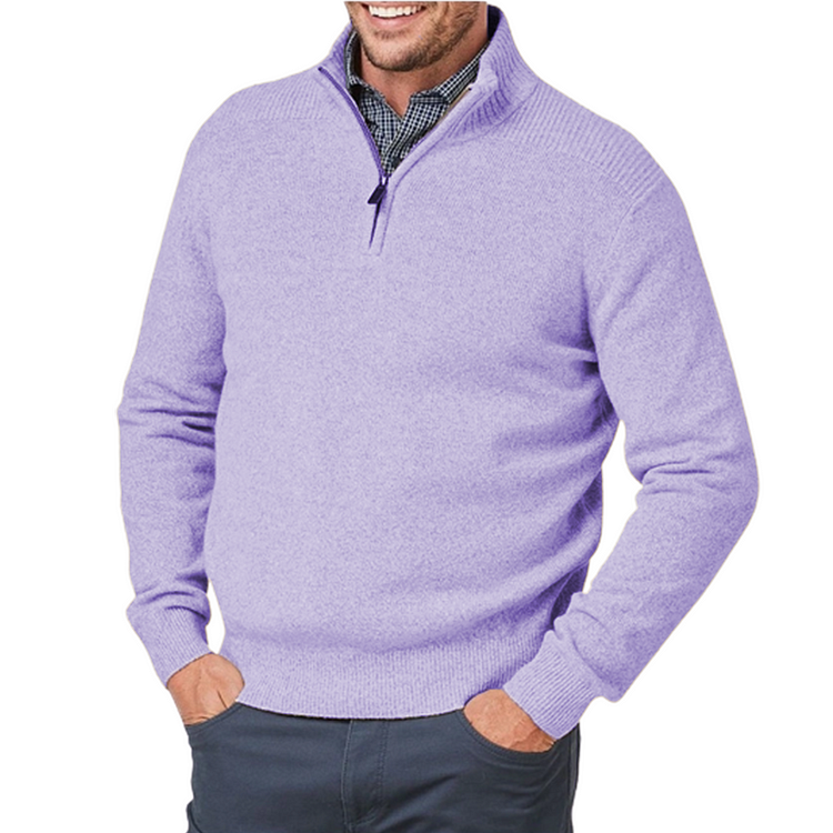 Men's three-quarter zip jumper