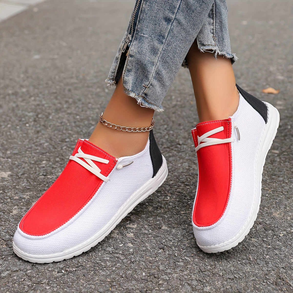 Women's - Summer Loafers - Lightweight Slip-Ons with Eva Sole - Comfortable Footwear for Everyday Style