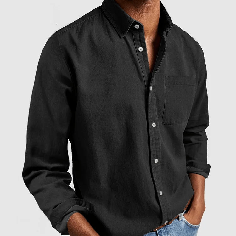 Men - Casual Shirt - Soft Cotton Blend - Stylish Everyday Fashion