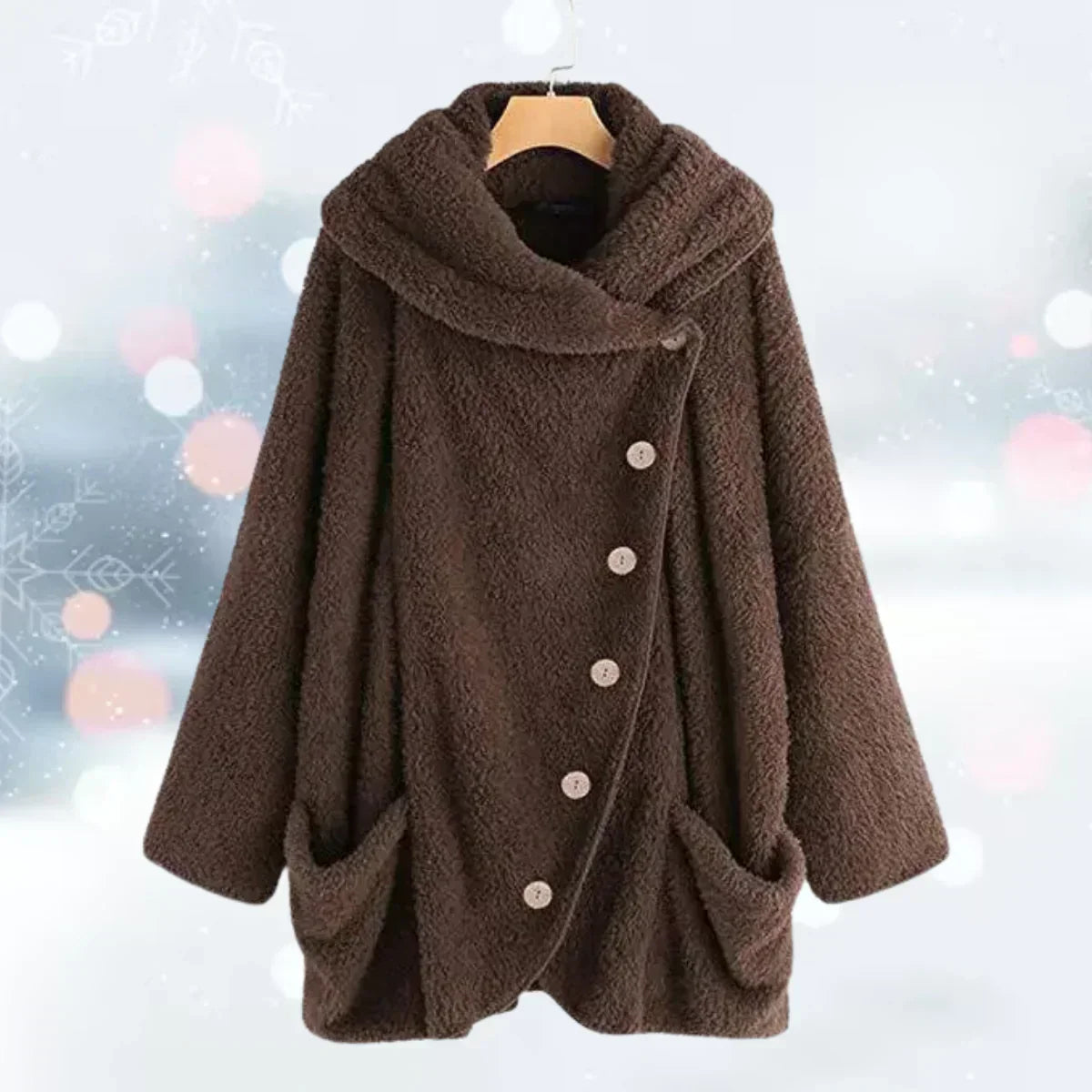 Women's Plush Waistcoat Jacket - Cozy Fashion Outerwear - Stylish Layering for Any Occasion