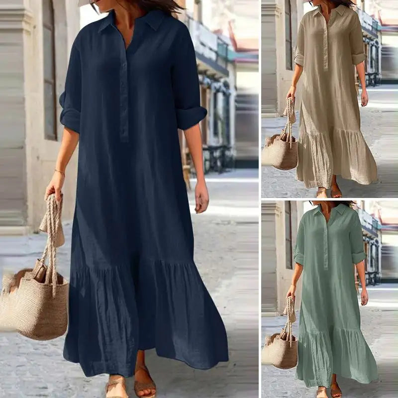 Casual chic long summer dress