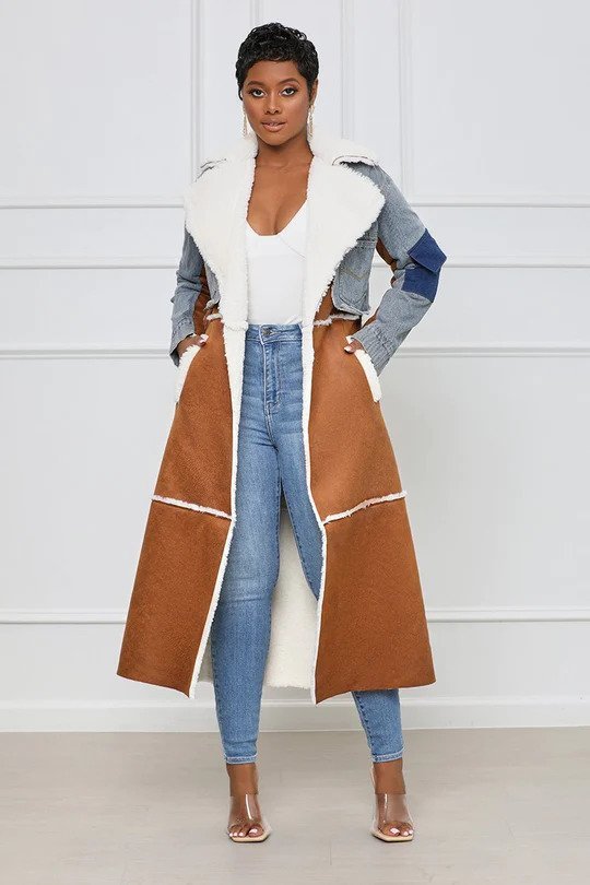 Trendsetter - Stylish coat with a unique combination