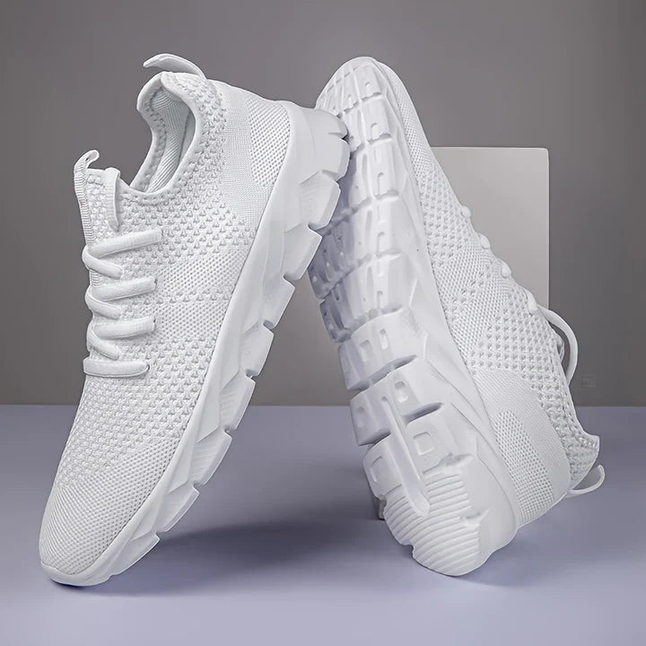 White lightweight sneakers