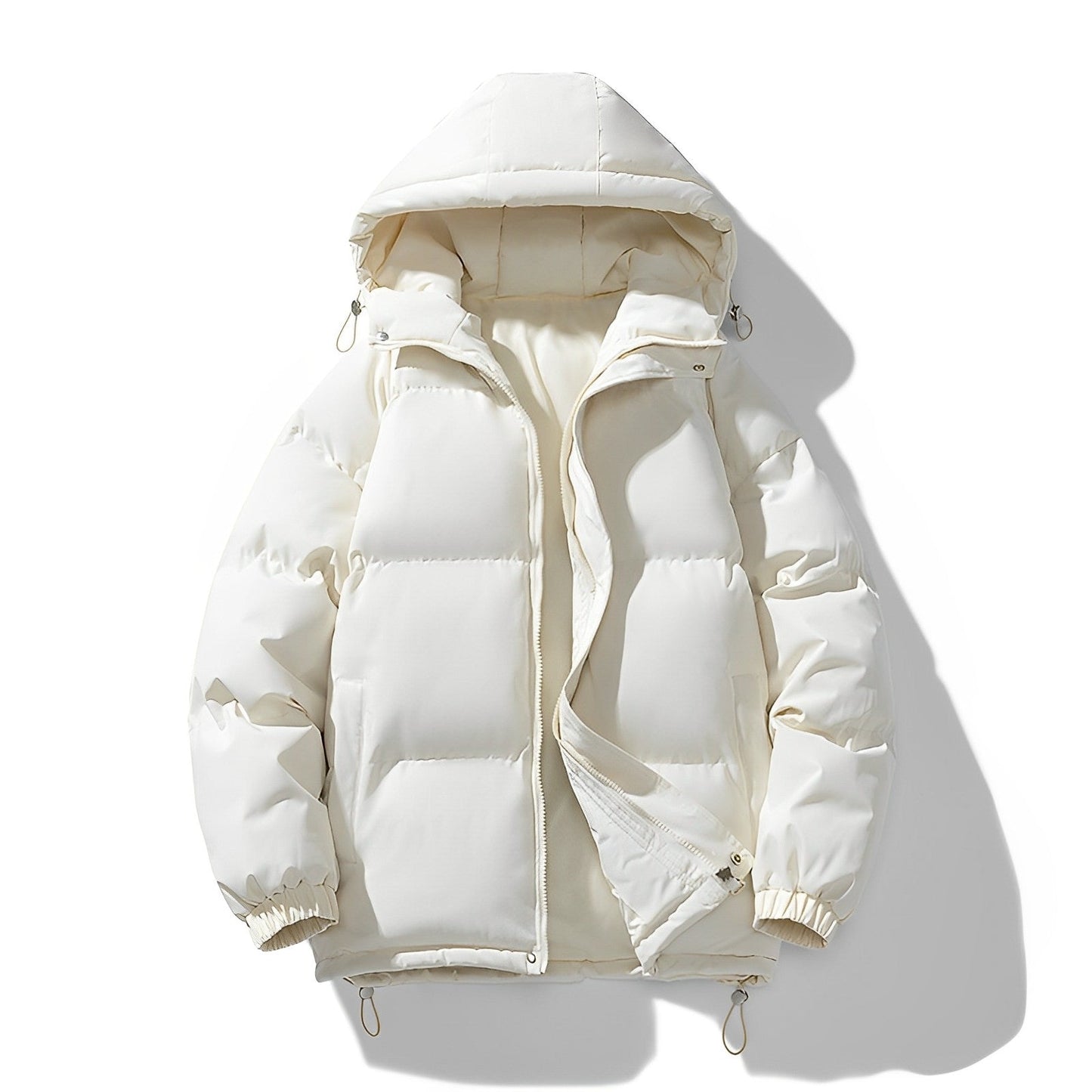 Women - Hooded Jacket - Thickly Padded - Warm Winter Outerwear