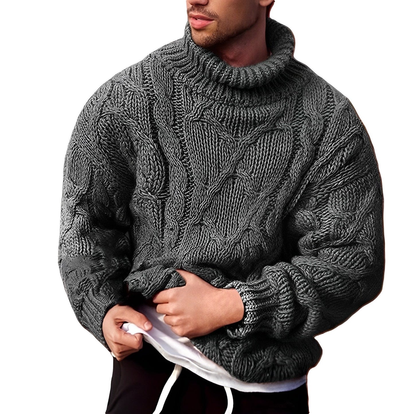 Men - Woollen Jumper - Warm Cozy Knit - Perfect for Chilly Days