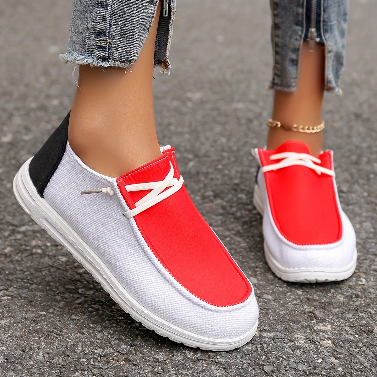 Women's - Summer Loafers - Lightweight Slip-Ons with Eva Sole - Comfortable Footwear for Everyday Style