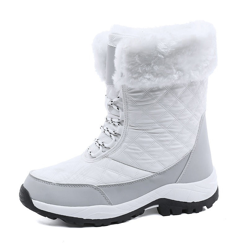 Women - Winter Boots - Stylish & Warm Mid-Calf - Comfortable Footwear for Cold Weather