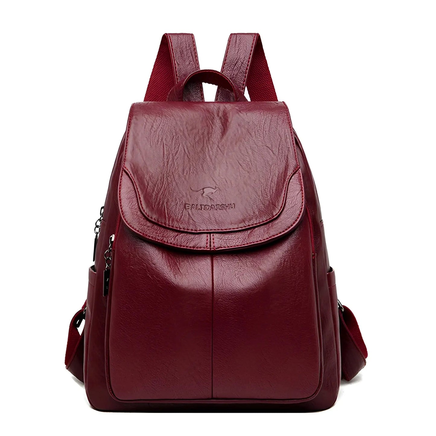 Spacious Leather Backpack