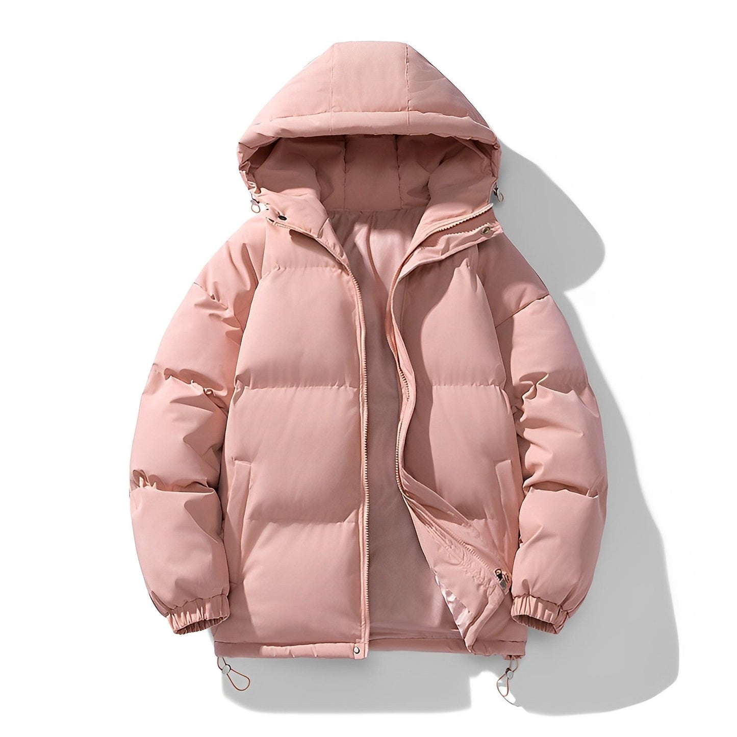 Women - Hooded Jacket - Thickly Padded - Warm Winter Outerwear