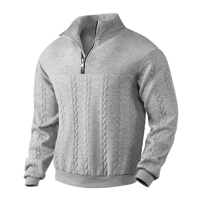 Men's Classic Winter Jumper - Warm Knit Sweater