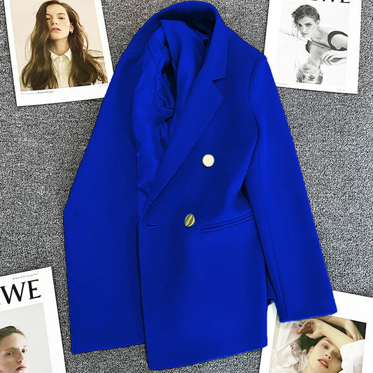 Women - Blazer - Double-Breasted - Stylish Office & Leisure Wear for Every Occasion