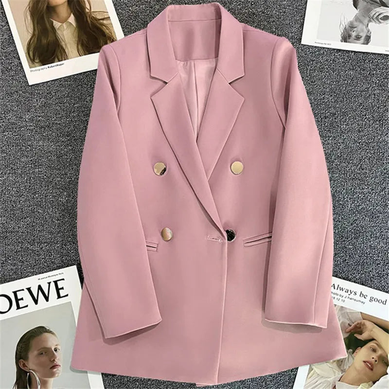 Women - Blazer - Double-Breasted - Stylish Office & Leisure Wear for Every Occasion